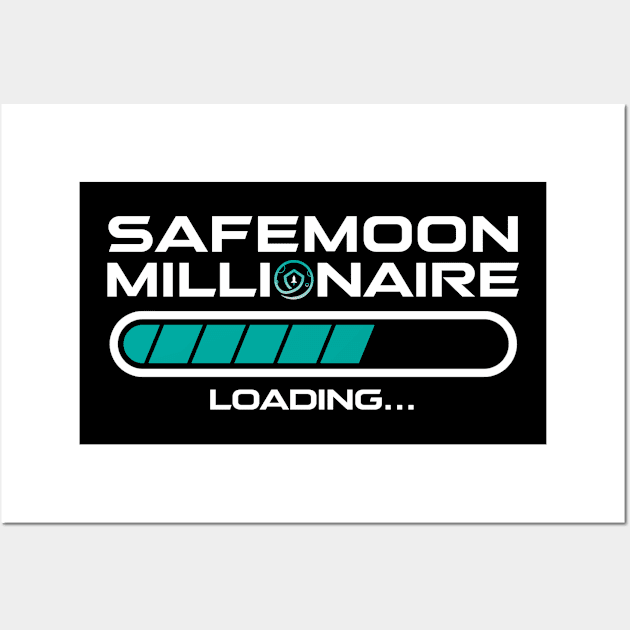 Safemoon Millionaire Loading Wall Art by teecloud